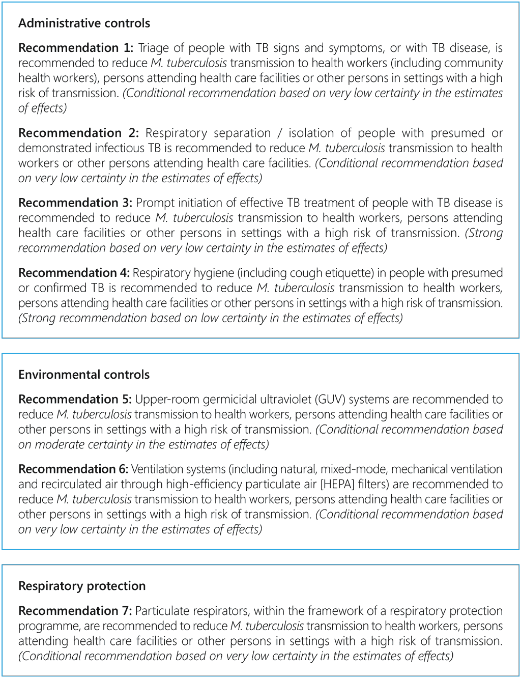 Summary-of-recommendations